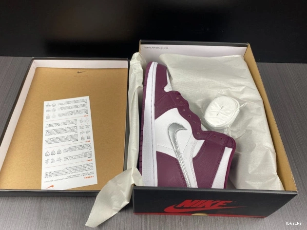 Reps TBK High 1 Air 555088-611 Jordan OG Bordeaux 0805